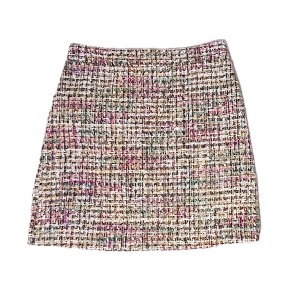 Ann Taylor Multi-Color Tweed A-Line Skirt. EUC - Picture 2 of 7